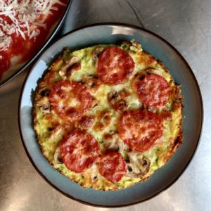 Zucchinikuchen à la Pizza