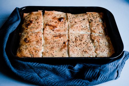 Herzhafter Kuchen mit Champignons