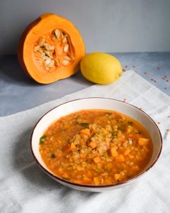 Kürbis-Linsen-Suppe